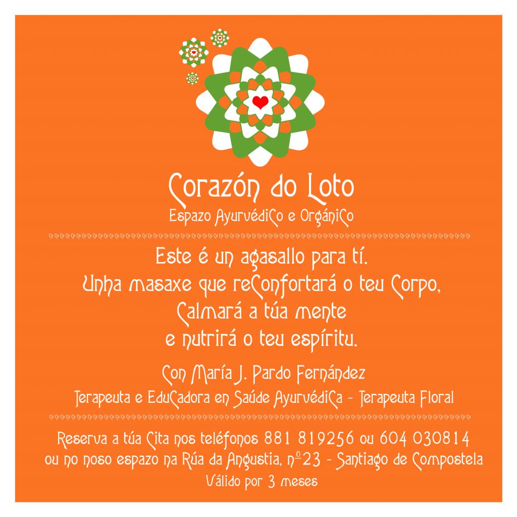 Vale Regalo de 1 Masaje Ayurvédico